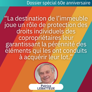 60 ans de copropriété | Patrice LEBATTEUX