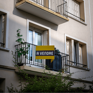 balcon appartement en copropriété panneau à vendre