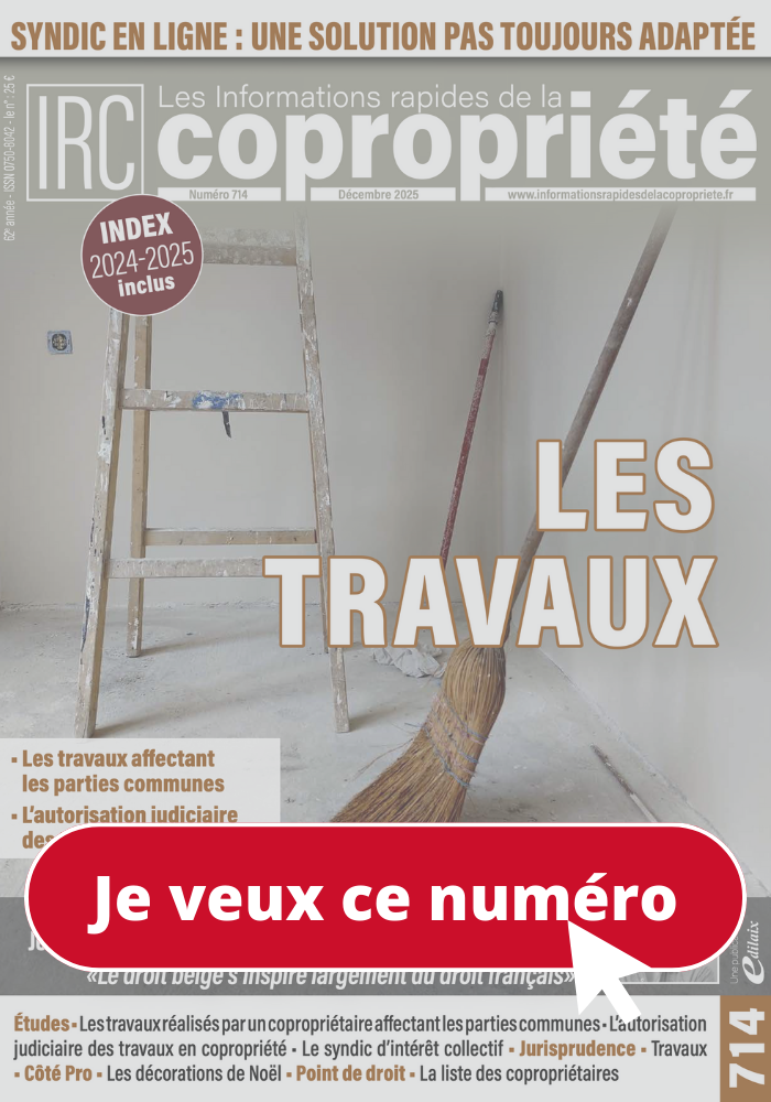 Informations rapides de la copropriété 714 décembre 2025