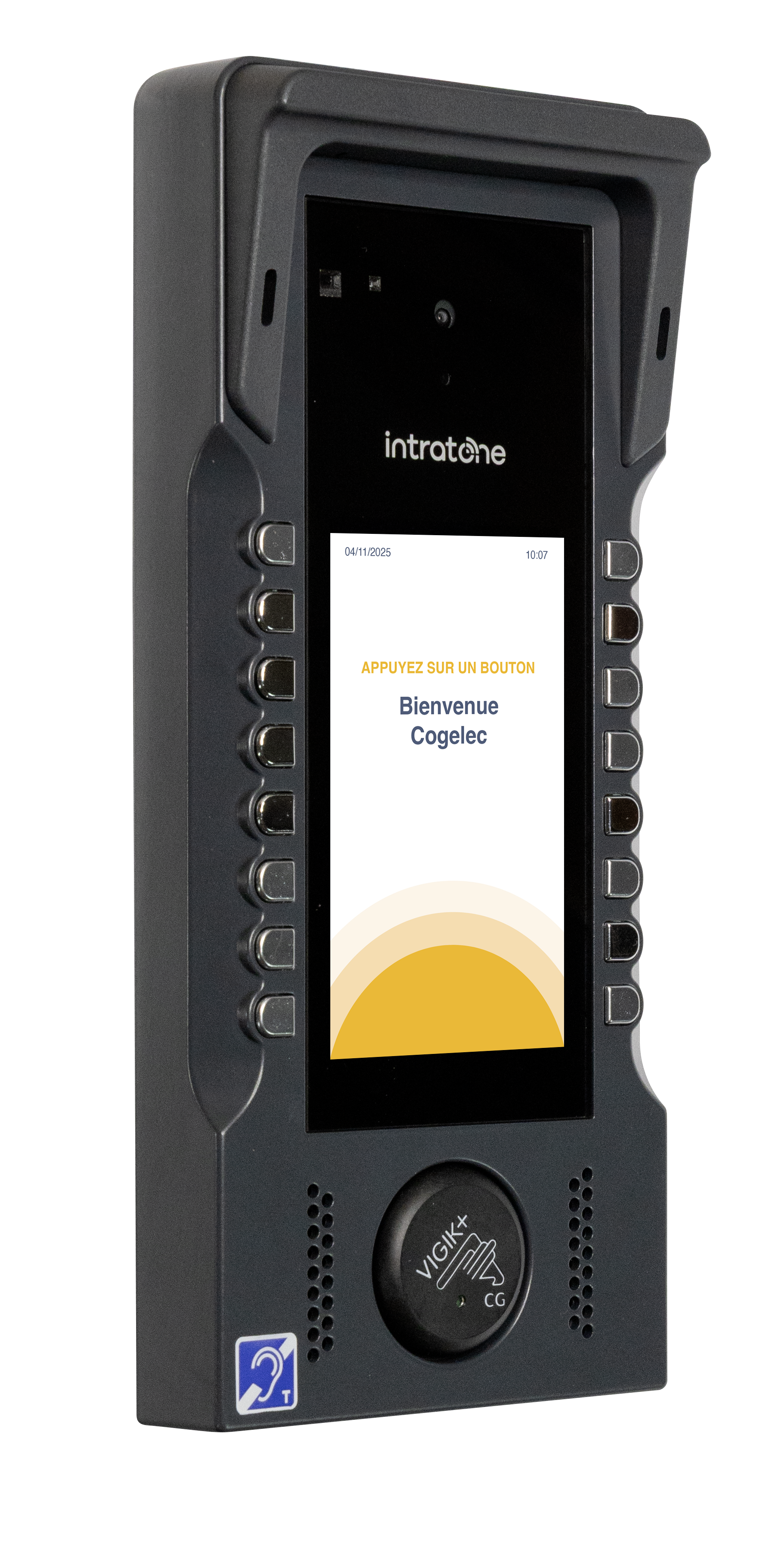 INTRATONE ICONE 16 touches — interphone vidéo à boutons dédié aux petites copropriétés