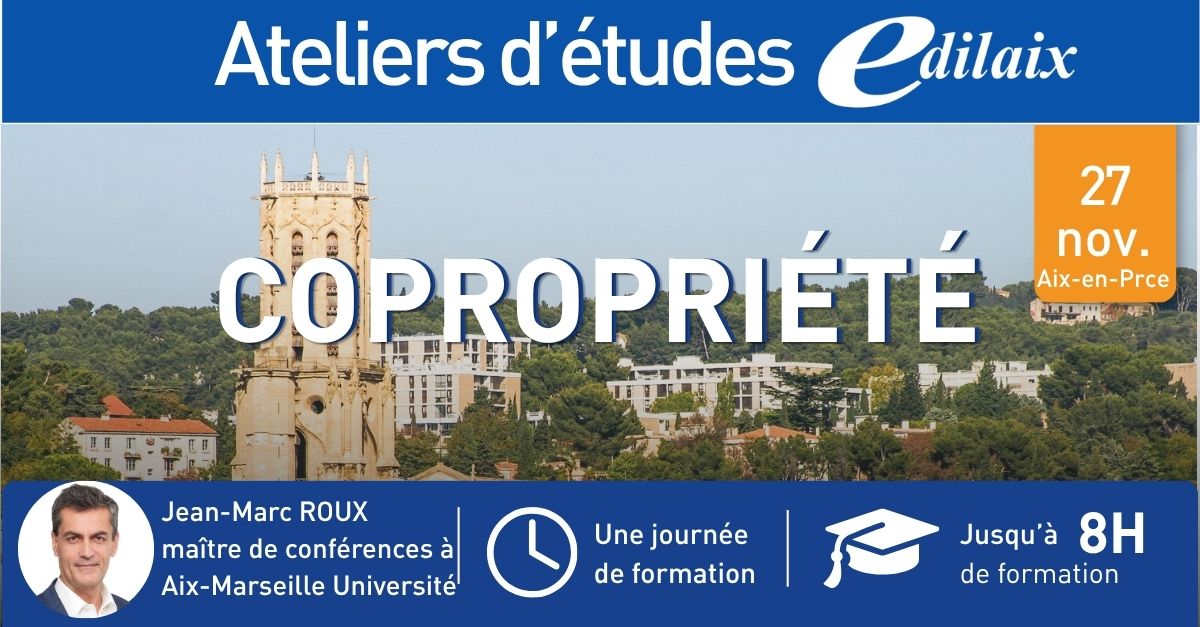 Ateliers d'études Edilaix Aix en Provence 2026