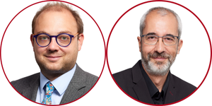 Pierre-Edouard Lagraulet et David Rodrigues, auteurs des informations rapides de la copropriété