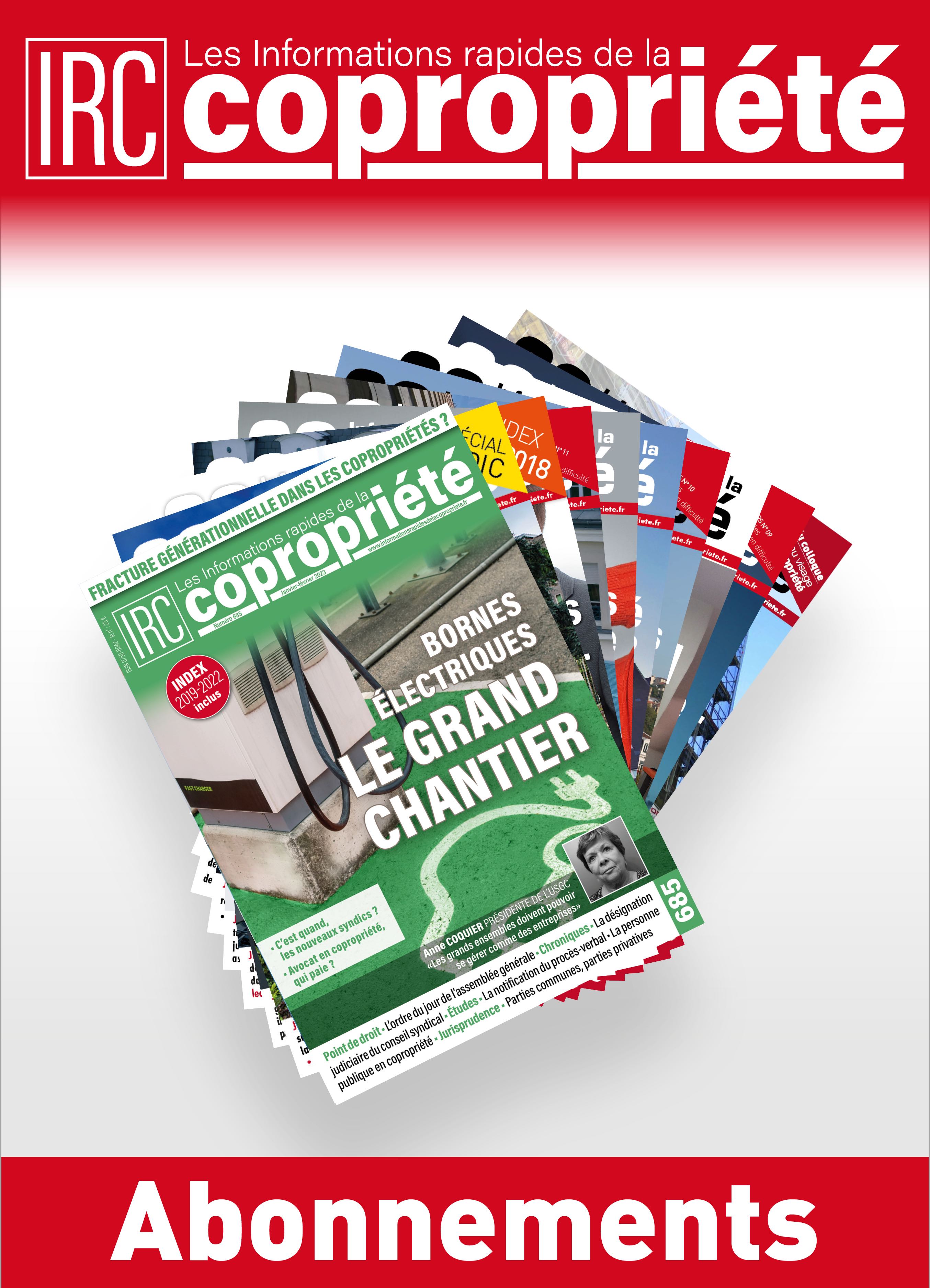 Informations Rapides de la Copropriété
