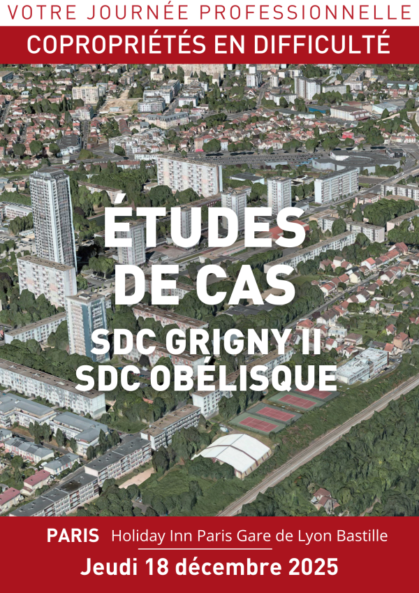 copropriétés en difficulté colloque Edilaix