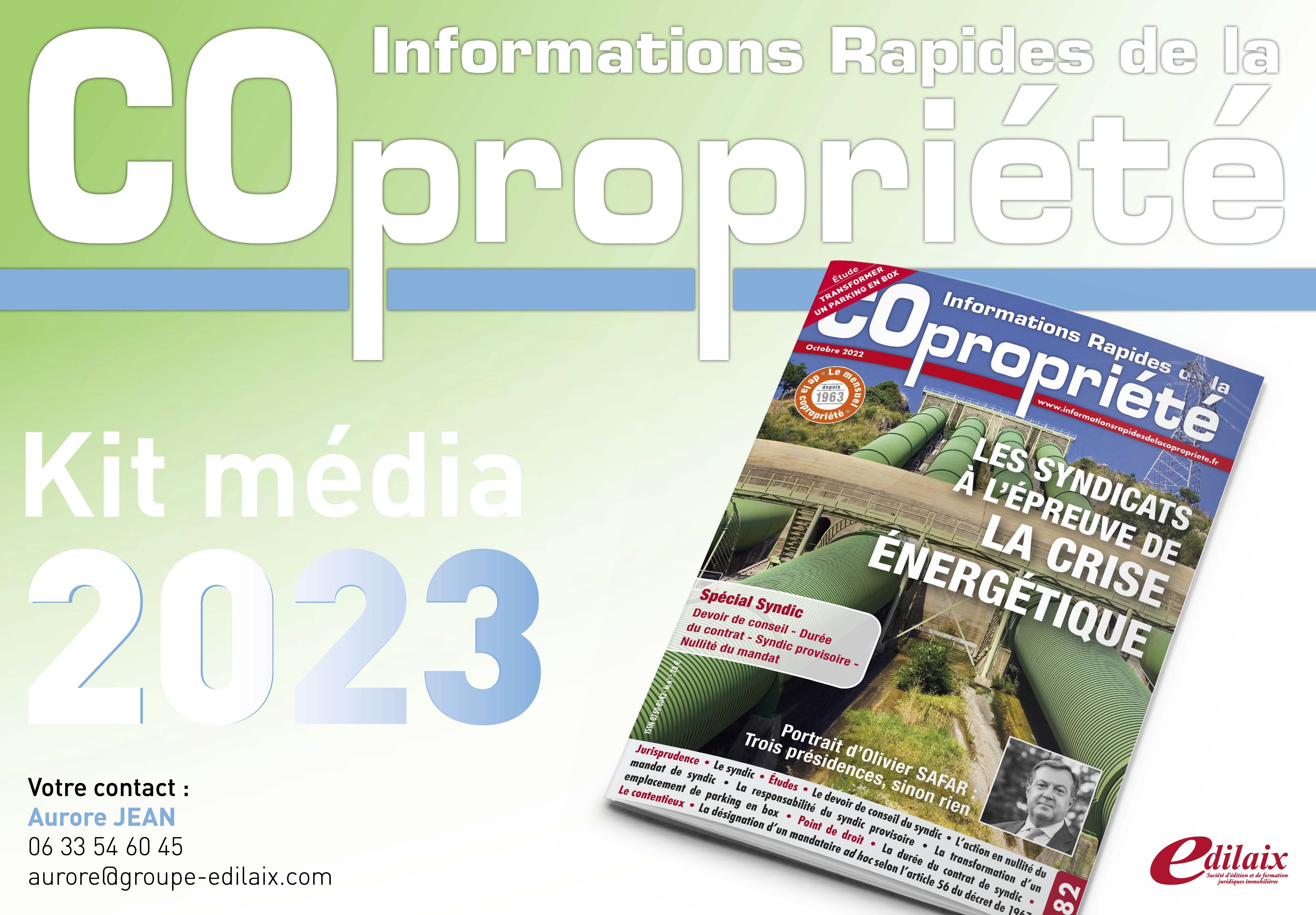 Informations Rapides de la Copropriété 2023