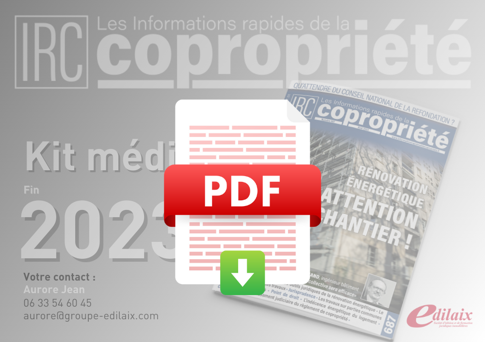 Copropriété - IRC - Kit média fin 2023